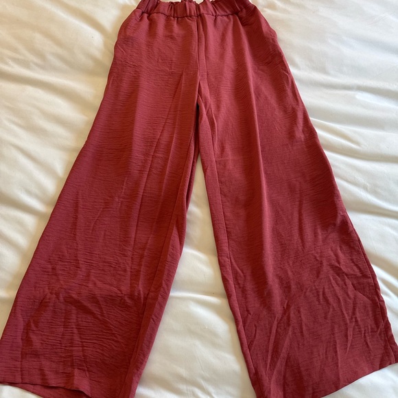 Hilary Radley Pants - 🎉5 items for $15🎉 Flowy pink coral Wide-Leg Pants